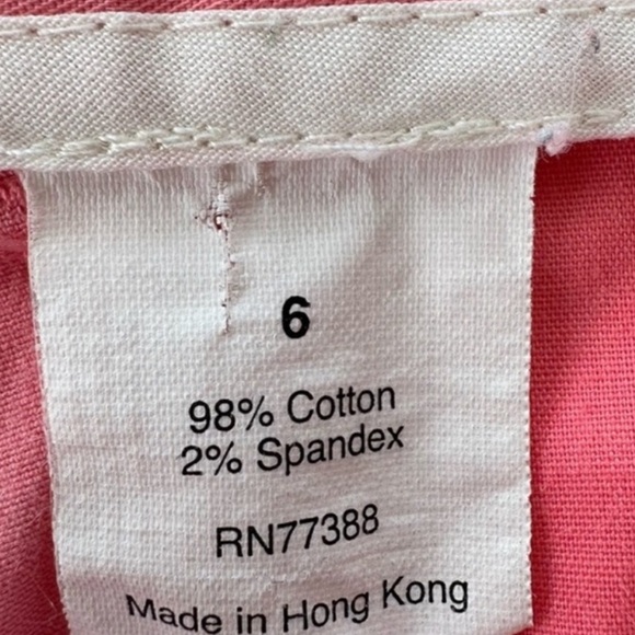 J. Crew | Pink Bermuda Shorts Vibrant Cotton Blend - Picture 4 of 4